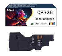 Cartuchos de tóner compatibles para Xerox CP325 Aptos para impresoras Xerox ApeosPrint C325 C325dw C325df C325Z, con Chip, Alto Rendimiento de 5000páginas impresión de Alta definición,Black-1PACK