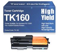 Cartuchos de tóner compatibles TK-160 para Kyocera FS-1120D FS-1120DN P2035d Impresoras Alto Rendimiento con Chip,TK160-1PC