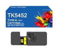 Cartuchos de tóner compatibles TK-5452 de Repuesto para impresoras Kyocera ECOSYS PA2600cx, PA2600cWx, MA2600cwx y MA2600 (Alto Rendimiento, 4100 páginas),TK5452-Yellow