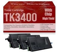 Cartuchos de tóner compatibles TK3400 de Alto Rendimiento y Alta Capacidad para Kyocera ECOSYS PA4500x MA4500x MA4500ix MA4500fx MA4500ifx Impresoras,TK3400-3PC