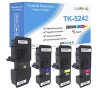 Cartuchos de tóner compatibles TK5242 TK-5242, capacidad de página 4000 páginas para negro, 3000 páginas para impresoras láser Kyocera ECOSYS P5026cdn P5026cdw M5526cdn M5526cdw M5526cdw