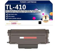 Cartuchos de Tóner Compatibles TL-410 para Pantum P3010N P3010DW P3300DN P3300DW M6700DW M7100DN M7100DW Impresoras, Transparente y Duradero,Black-1 Pack