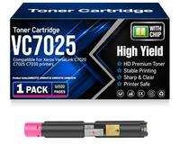 Cartuchos de tóner compatibles VC7025 (106R03737 106R03738 106R03739 106R03740) con Chip, Alta Capacidad y Alto Rendimiento para Xerox VersaLink C7020 C7025 C7030