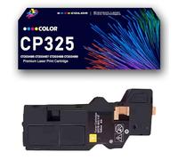 Cartuchos de tóner CP325 compatibles con impresoras Xerox ApeosPrint C325, C325dw, C325df y C325Z, con Chip, Alto Rendimiento de 5000 páginas, impresión nítida y Clara,Yellow-1PACK
