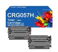 Cartuchos de tóner CRG057H de Alto Rendimiento, compatibles con impresoras Canon i-SENSYS LBP222dn, LBP223dw, LBP225dn, LBP226dw, LBP227dw y LBP228X con Chip.,CRG057-2Pack