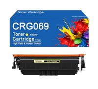 Cartuchos de tóner CRG069 de Alto Rendimiento, Repuesto para impresoras Canon LBP673cdn, 673cdw, 674cx, IC, MF752Cdw y MF756C con Chip.,CRG322-Y