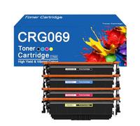Cartuchos de tóner CRG069 de Alto Rendimiento, Repuesto para impresoras Canon LBP673cdn, 673cdw, 674cx, IC, MF752Cdw y MF756C con Chip.,CRG322-4Color