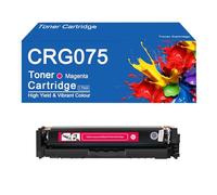 Cartuchos de tóner CRG075HK con Chip de Repuesto para impresoras Canon Color imageCLASS LBP646Cdw, LB647Cdw y MF662CdW, Alto Rendimiento (3500 páginas).,CRG075-Magenta