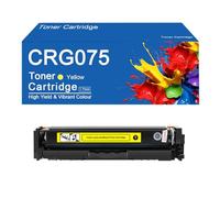 Cartuchos de tóner CRG075HK con Chip de Repuesto para impresoras Canon Color imageCLASS LBP646Cdw, LB647Cdw y MF662CdW, Alto Rendimiento (3500 páginas).,CRG075-Yellow