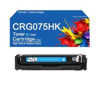 Cartuchos de tóner CRG075HK de Alto Rendimiento para impresoras Canon Color imageCLASS LBP646Cdw, LB647Cdw y MF662CdW.,CRG075-C