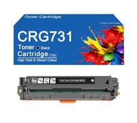 Cartuchos de tóner CRG731 de 4 Colores, Alto Rendimiento, Repuesto para impresoras Canon I-SENSYS LBP7100Cn, LBP7110Cw, MF628Cw y MF8230Cn. Impresión nítida.,CRG731-BK