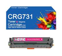 Cartuchos de tóner CRG731 de 4 Colores, Alto Rendimiento, Repuesto para impresoras Canon I-SENSYS LBP7100Cn, LBP7110Cw, MF628Cw, 623Cn, MF8280Cw y MF8230Cn. Impresión nítida.,CRG731-M
