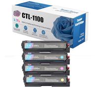 Cartuchos De Tóner CTL-1100 De Repuesto para PANTUM Compatibles con Las Impresoras PANTUM CP1100DW CM1100DN CM1100DW CP1100DN CM1100ADN,4 Colors-1 Set