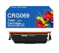Cartuchos de tóner de 4 Colores CRG069, compatibles con impresoras Canon LBP673cdn, 673cdw, 674cx, IC, MF752Cdw y MF756C. Imprime en Alta definición.,CRG322-BK