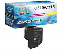 Cartuchos De Tóner De Alto Rendimiento C310 C315 006R04368 006R04369 006R04370 006R04371 Compatibles con Impresoras Xerox C310 C310DNI C310DNIM C315 C315DNI, 5500-8000 Páginas,Cyan-1 Set