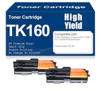 Cartuchos de tóner de Alto Rendimiento para impresoras FS-1120D FS-1120DN y P2035d con Chip compatibles TK-160 Tóner para Kyocera FS-1120D FS-1120DN P2035d Impresoras,TK160-2PC