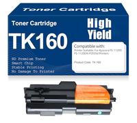 Cartuchos de tóner de Alto Rendimiento para impresoras FS-1120D FS-1120DN y P2035d con Chip compatibles TK-160 Tóner para Kyocera FS-1120D FS-1120DN P2035d Impresoras,TK160-1PC