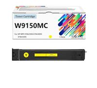 Cartuchos de tóner de Alto Rendimiento W9150MC, W9151MC, W9152MC y W9153MC para impresoras multifunción HP Color LaserJet Managed E78635DN, E78625DN y E78630DN,Y-with Chip