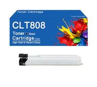 Cartuchos de tóner de Repuesto CLT808 (CLT-K808S, C808S, M808S, Y808S) para impresoras Samsung MultiXpress X4300LX, X4250LX y X4220RX.,CLT808-Black