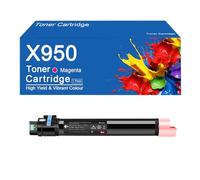 Cartuchos de tóner de Repuesto X950X2KG, X950X2CG, X950X2MG y X950X2YG para impresoras Lexmark X950de, X950dhe, X950dte, X952de y X952dte.,X950-Magenta