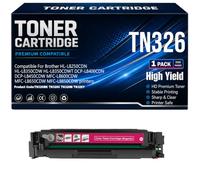 Cartuchos de tóner HL L8250CDN L8350CDW L8350CDWT TN326 para Brother DCP L8400CDN L8450CDW MFC L8600CDW L8650CDW L8850CDW Impresoras con Chip