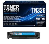 Cartuchos de tóner HL L8250CDN L8350CDW L8350CDWT TN326 para Brother DCP L8400CDN L8450CDW MFC L8600CDW L8650CDW L8850CDW Impresoras con Chip