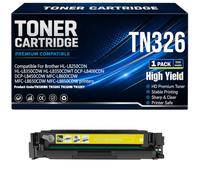 Cartuchos de tóner HL L8250CDN L8350CDW L8350CDWT TN326 para Brother DCP L8400CDN L8450CDW MFC L8600CDW L8650CDW L8850CDW Impresoras con Chip