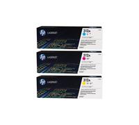 HP Cartucho de tóner Tri-Pack 312A cian para LaserJet