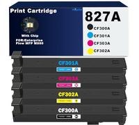 Cartuchos de tóner M880 827A de repuesto para impresoras HP 827A para impresoras HP Enterprise Flow MFP M880 M880z M880z+ M880z+ NFC CF300A CF301A CF302A CF303A