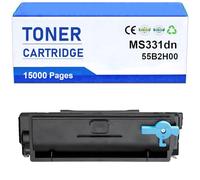 Cartuchos De Tóner MS331dn para Impresoras Lexmark 55B2000 55B2H00 55B2X00 Compatibles con Impresoras Lexmark MS331dn MX331adn MS431dn MS431dw MX431adn MX431adw MX432adwe,Black-15000 Pages