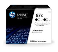Cartuchos de tóner negro Original HP 87X LaserJet alta capacidad 2 unidades