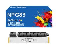 Cartuchos de tóner NPG83 GPR61 EXV58 de Alto Rendimiento para impresoras Canon IR-ADV DX C5870 C5860 C5850 C5840,GPR61-Y