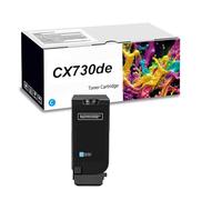 Cartuchos De Tóner para Lexmark CX730de Números De Referencia 71C20K0 71C20C0 71C20M0 71C20Y0 Compatibles con Lexmark CS730de CS735de CX730de CX735adse CX737adzse, 5000 Páginas, con Chip,Cyan-1 Set
