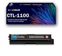Cartuchos de tóner remanufacturados CTL-1100 con Chip de Repuesto para impresoras multifunción Pantum CP1150DN CP1150DW CM1150DN CM1150DW CP1155DN CM1155ADN,Magenta-Standard Yield