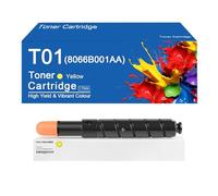 Cartuchos de tóner T01 de Alto Rendimiento, Repuesto para impresoras Canon imagePRESS C60, C65, C650, C700, C700CA, C710, C750, C800, C810, C850 y C910 con Chip.,T01-Y