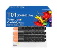 Cartuchos de tóner T01 de Repuesto para impresoras Canon imagePRESS C60, C65, C650, C700, C700CA, C710, C750, C800, C810, C850 y C910. Alto Rendimiento: 56 000 páginas.,T01-4Color
