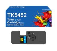 Cartuchos de tóner TK-5452 de Repuesto para impresoras Kyocera ECOSYS PA2600cx, PA2600cWx, MA2600cwx y MA2600, impresión nítida.,TK5452-Cyan