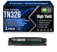 Cartuchos de tóner TN326 compatibles con Chip para Brother HL-L8250CDN L8350CDW L8350CDWT DCP-L8400CDN L8450CDW MFC-L8600CDW L8650CDW L8850CDW Impresoras