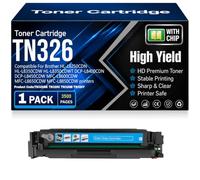 Cartuchos de tóner TN326 compatibles con Chip para Brother HL-L8250CDN L8350CDW L8350CDWT DCP-L8400CDN L8450CDW MFC-L8600CDW L8650CDW L8850CDW Impresoras