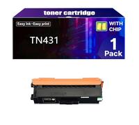 Cartuchos de Tóner TN431 TN-431 Compatibles con Impresoras Brother TN 431 HL-L8360CDW HL-L8360CDWT HL-L9310CDW MFC-L8895CDW MFC-L8900CDW MFC-L8905CDW y MFC-L9570CDW,BK-1 pcs