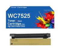 Cartuchos de tóner WC7525 compatibles con impresoras Xerox WorkCentre-7525, 7530, 7535, 7545, 7556, 7830, 7835, 7845, 7855, 7970 y 7970i. Confiabilidad y Durabilidad.,WC7525-BK