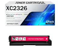 Cartuchos de tóner XC2326 sin chip 24B7502 24B7499 24B7500 24B7501. Cartucho de tinta de repuesto para impresoras Lexmark XC2326 C2326, alto rendimiento (6000 páginas)(Size:1500Page,Color:Magenta)