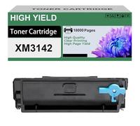 Cartuchos De Tóner XM3142 Compatibles con Lexmark 24B7002 Funcionan con Las Impresoras Lexmark M1342 XM1342 XM3142,Black-No Chip