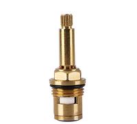 Cartuchos de válvulas repuesto, cartucho grifo, válvula disco vástago cerámica latón, cuarto vuelta 1/2 "para cocina baño