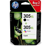 Cartuchos HP 305 y 305 XL Negro y Color ORIGINALES Impresoras Tinta Deskjet Envy