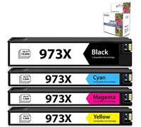 Cartuchos para HP 973X negro + 973X color Pagewide Pro 477DW 577DW 452DW | Cartuchos para HP 973X negro + 973X color 973XL Cartucho Pagwide Pro 477DW 577DW 452DW 477DN 452DN 577Z