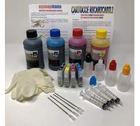 Cartuchos recargables compatibles con WORKFORCE WF2750DWF, WF2760DWF, WF-2750, WF-2760, multifunción Epson, listo para usar + 1000 ml de tinta