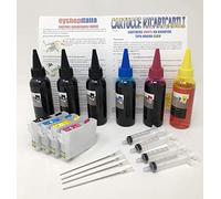 Cartuchos recargables para Epson Workforce WF2010W WF2510WF WF2520NF WF2530WF