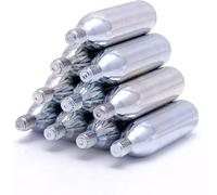 Cartuchos roscados NEMT 16g CO2 de 10 Piezas para neumáticos de MTB y Bicicletas de Carrera y Otros (Unisex)