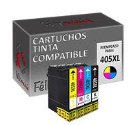 Cartuchos Tinta Compatible con Epson 405XL (4 Colores)